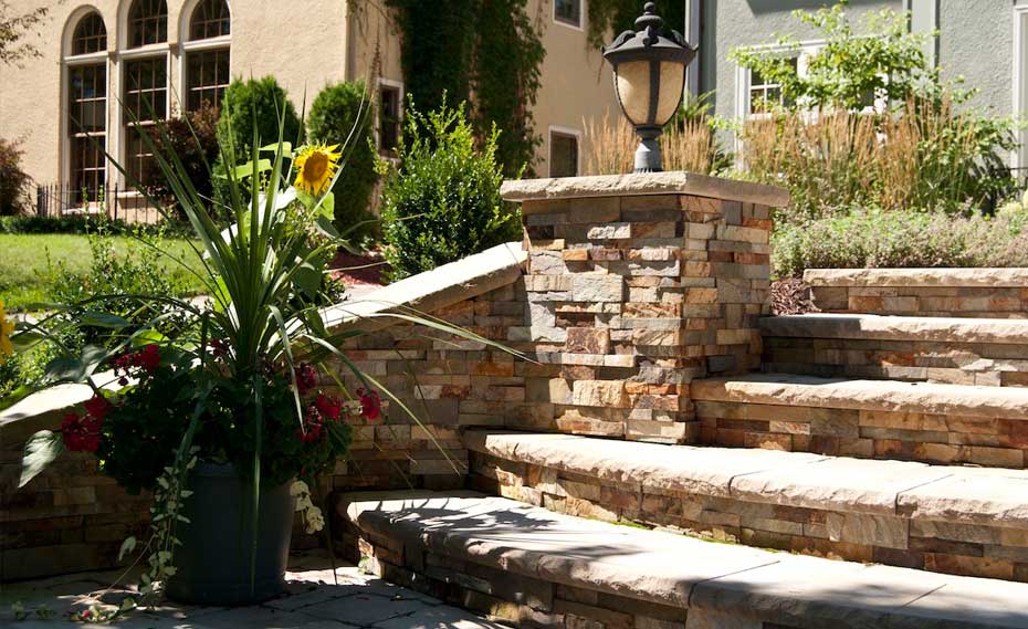 Natural Stone Entryway